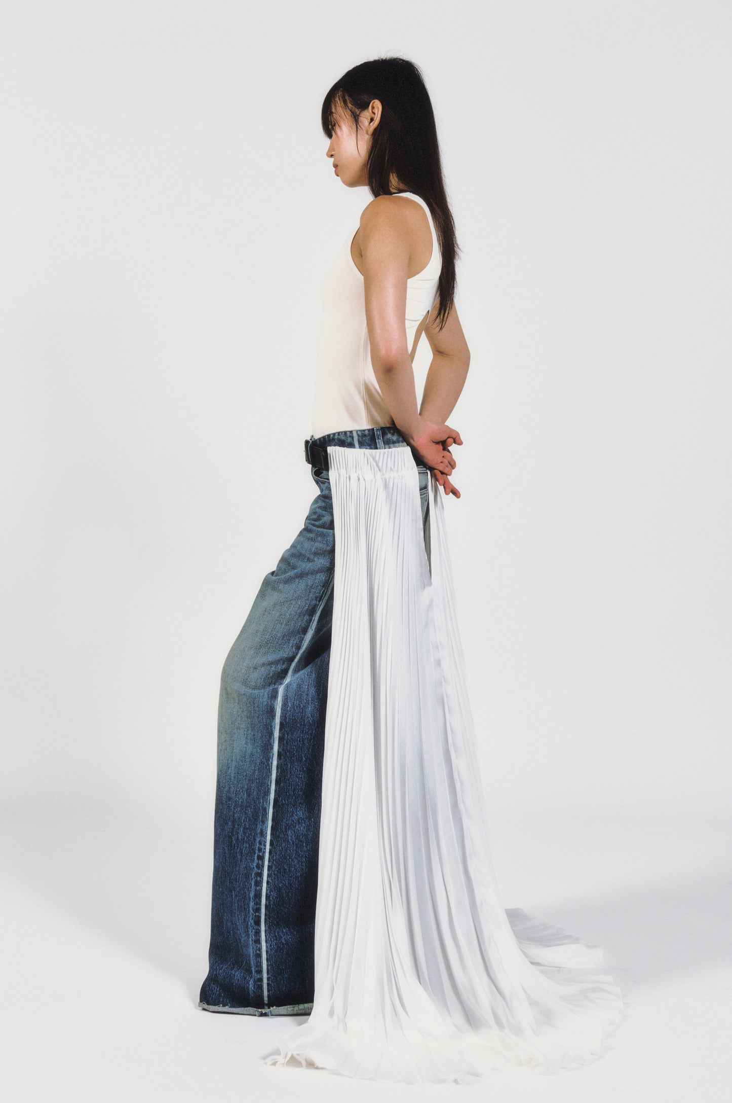 HAN OPEN BACK TANK - CREAM