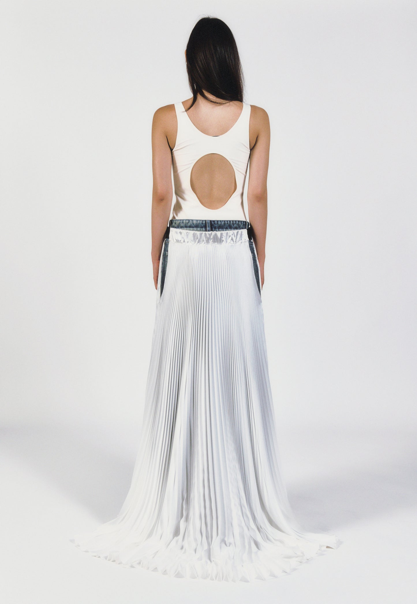 HAN OPEN BACK TANK - CREAM
