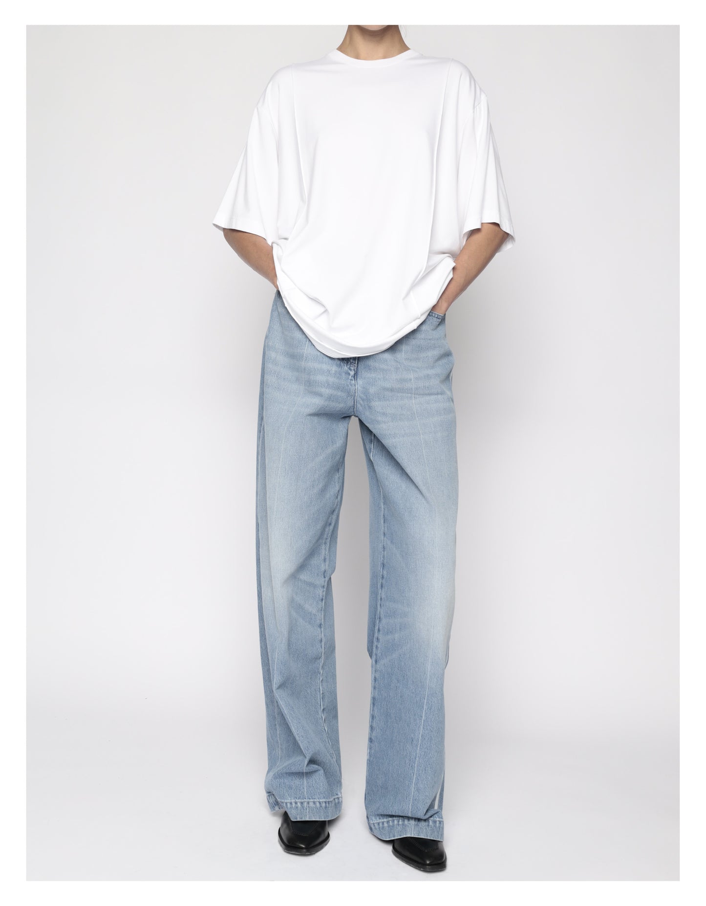 OVERSIZED CREASED TEE