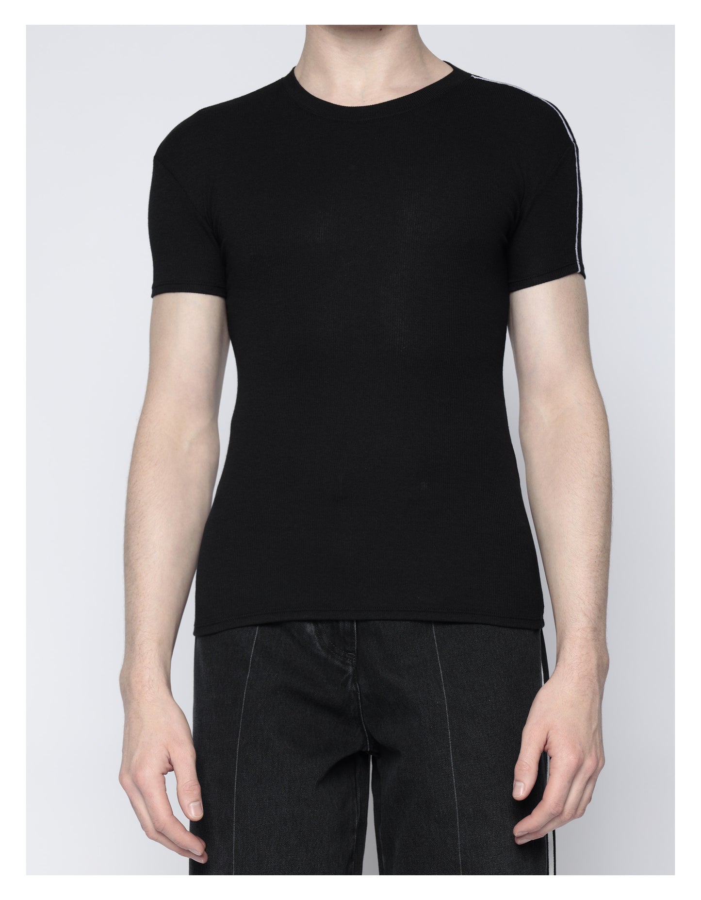 RIBBED T-SHIRT