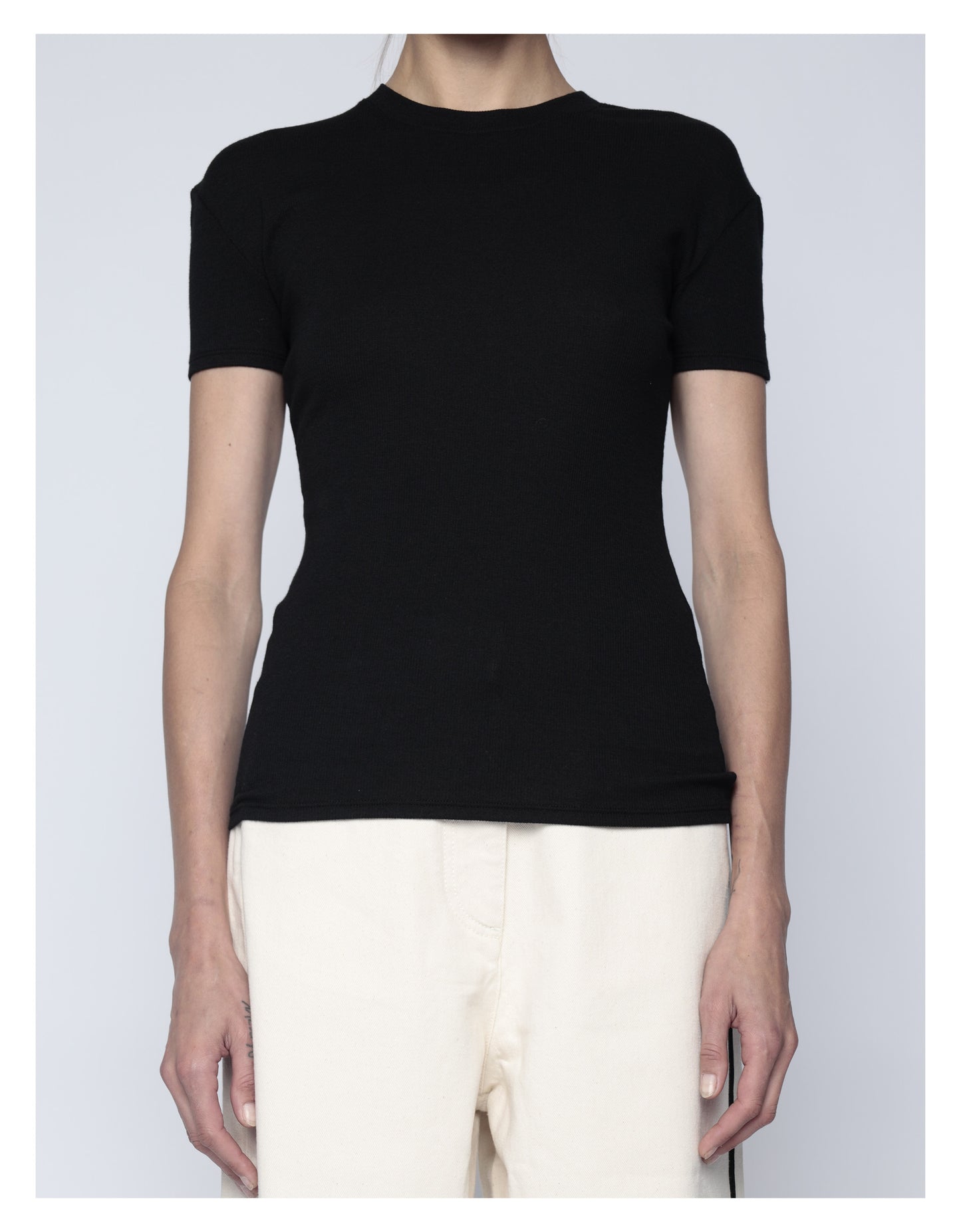 RIBBED T-SHIRT
