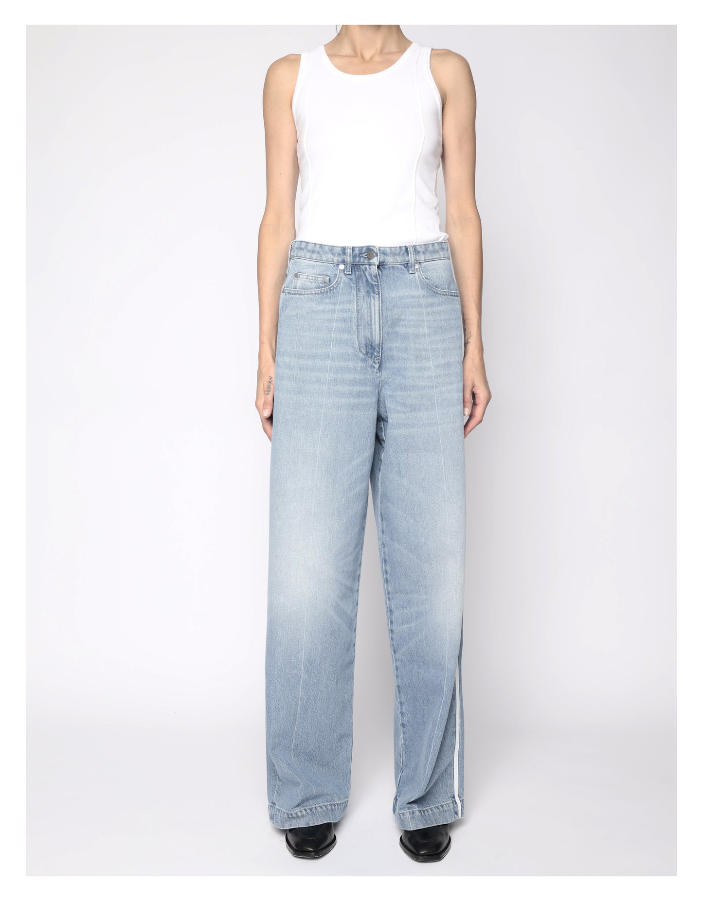 CREASED TANK TOP