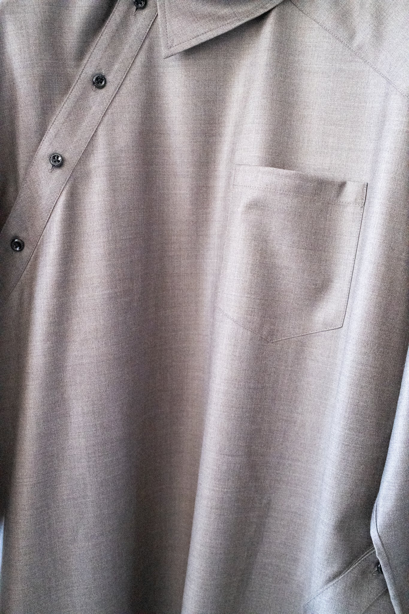 WARM BROWN MELANGE KIKO SHIRT