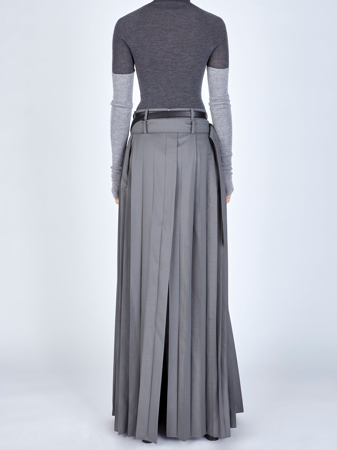 MAXI PLEATED SKIRT