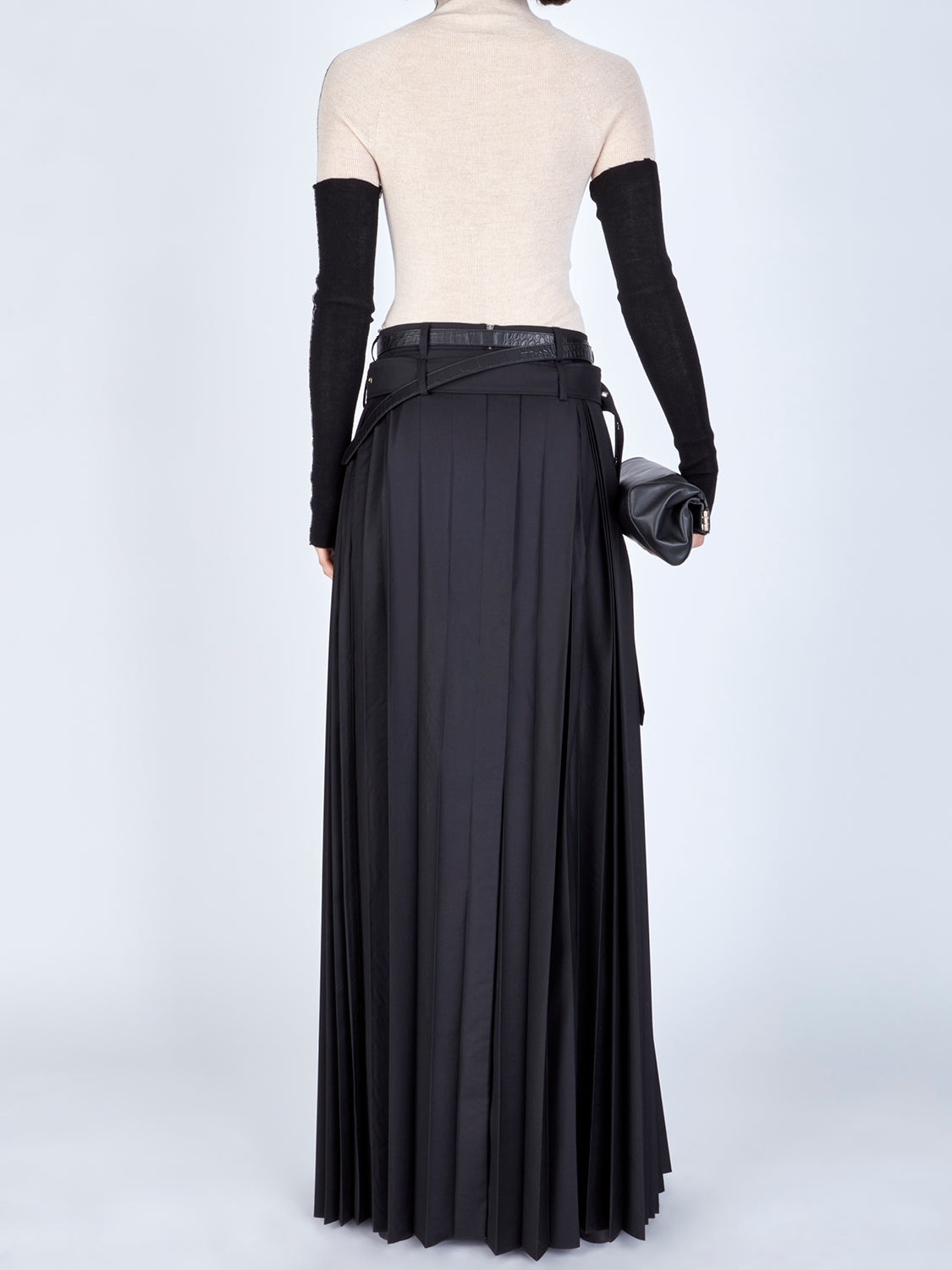 MAXI PLEATED SKIRT