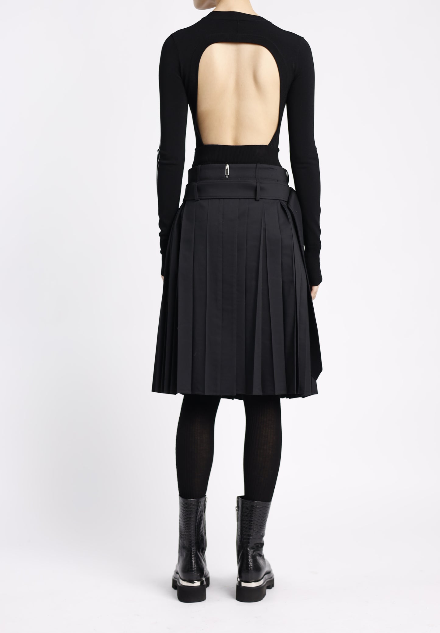 Midi Pleated Skirt