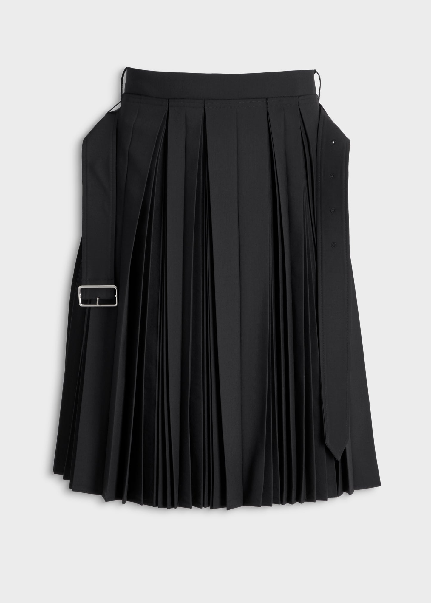 MIDI PLEATED SKIRT