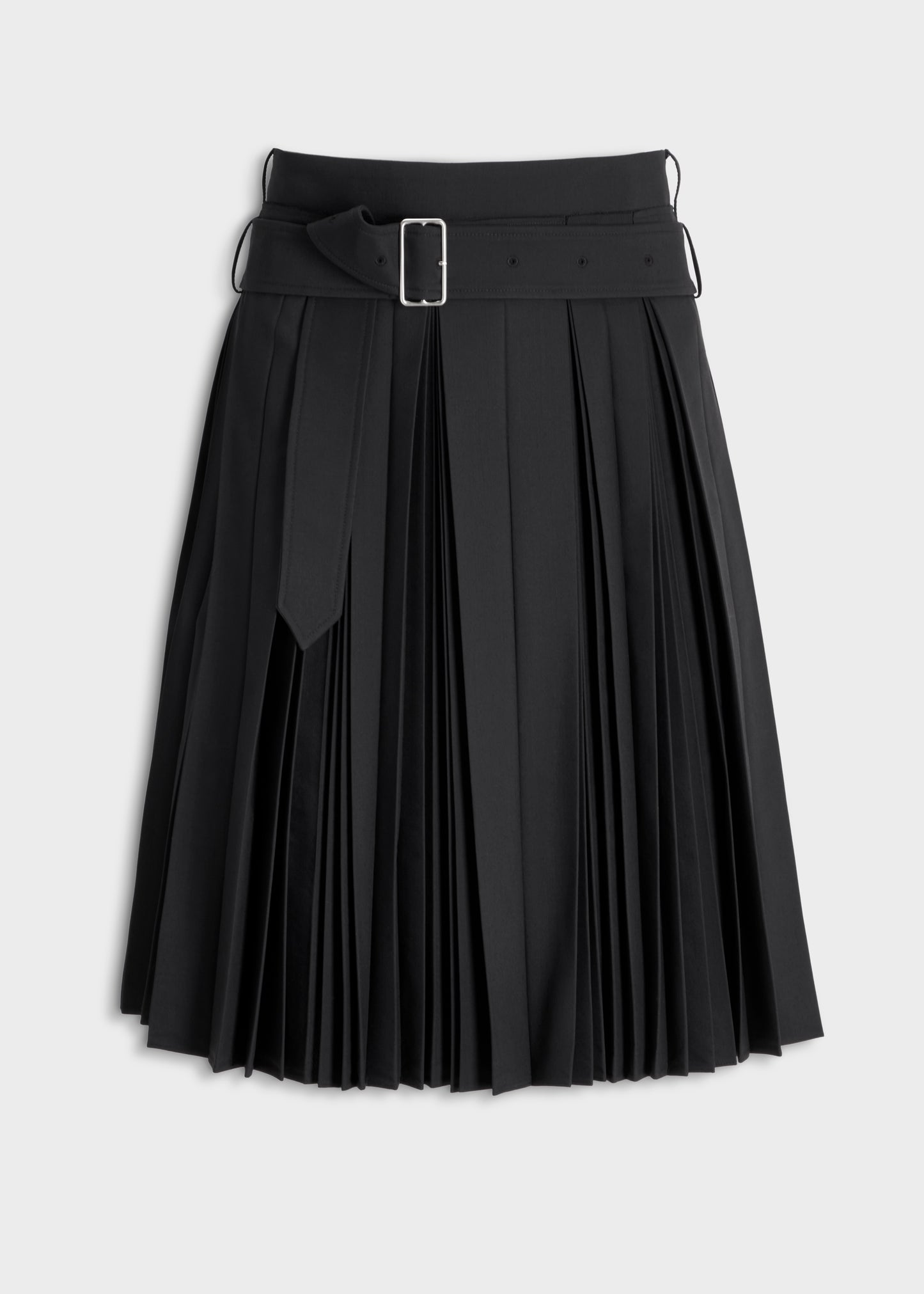 MIDI PLEATED SKIRT