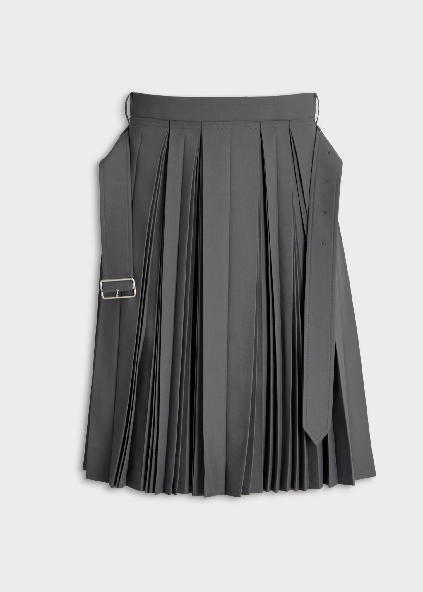 MIDI PLEATED SKIRT