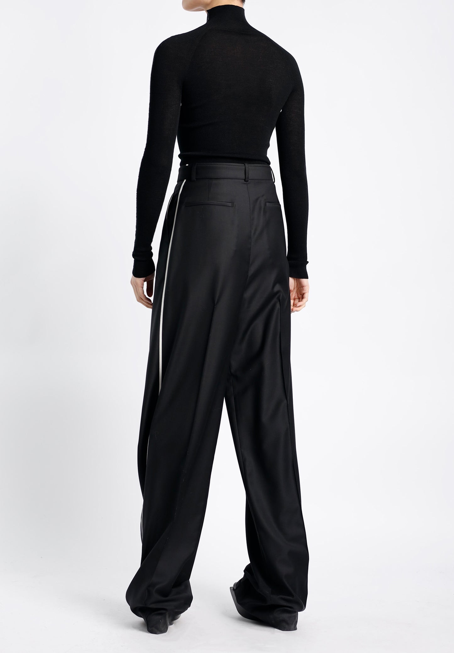 Belted Tailored Pants